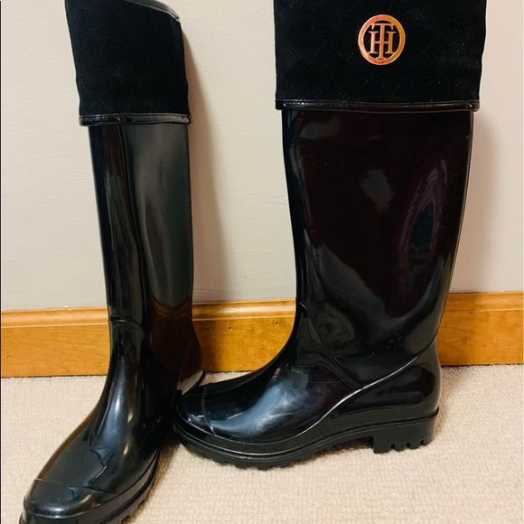 Tommy Hilfiger Tall Rain Boots - Picture 1 of 7